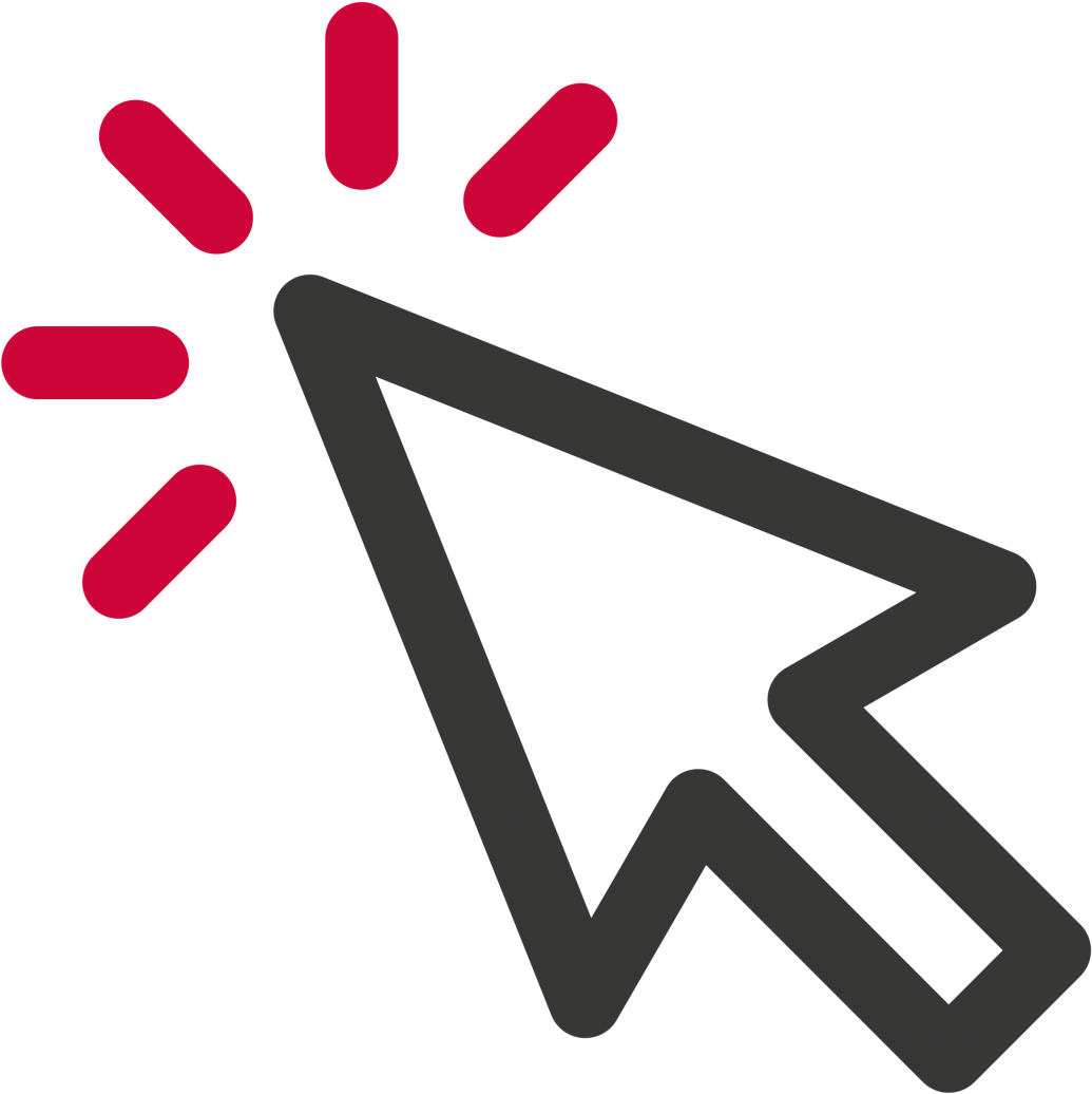 Download Transparent Cursor Icon - Red Mouse Click Icon - PNGkit