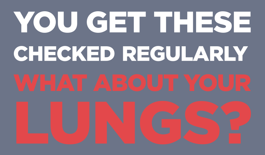 You Get These Checked Regularly, What About Your Lungs - Poster (846x496), Png Download