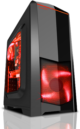 The Raiden Elite Can Support Upto 5x 120mm Fans For - Tecware Raiden Elite White (798x600), Png Download