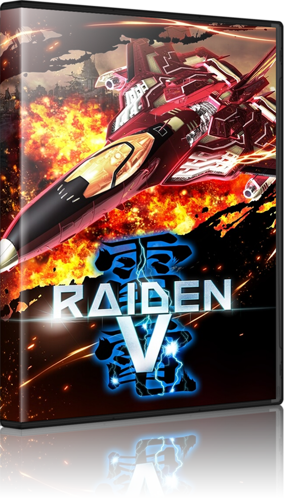 Raiden V - Box - 3d (566x992), Png Download