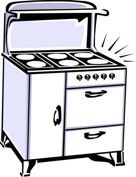 537 X 700 5 - Stove Clip Art (537x700), Png Download