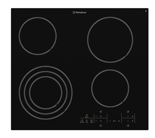 60cm Electric Ceramic Cooktop - Bosch (624x520), Png Download