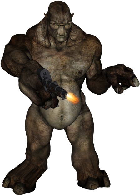Armed & Dangerous - Rpg Troll (609x641), Png Download