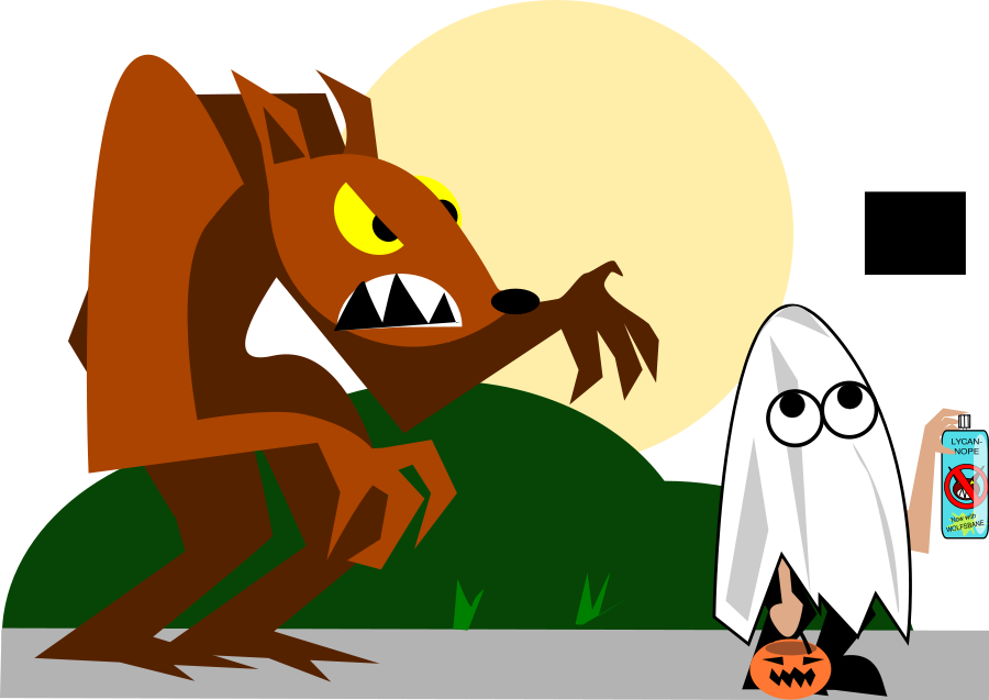 Werewolf Vs Kid Png (900x637), Png Download