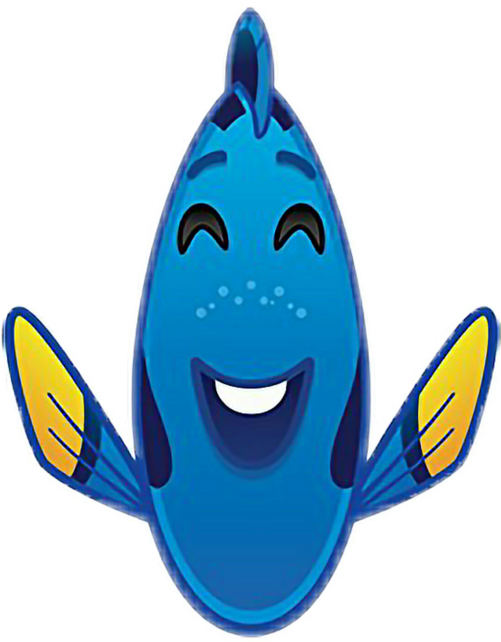 Finding Sticker - Disney Emoji Blitz Dory (1024x1313), Png Download
