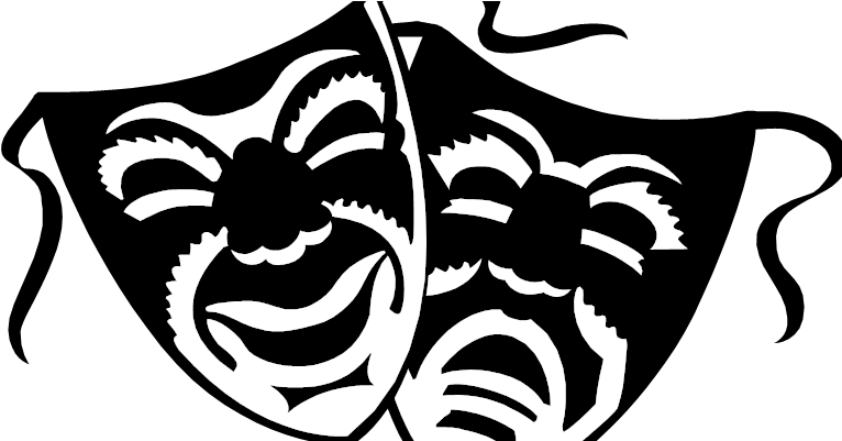 In April 7th And 14th, Ucf Students Shannon Mcenteer - Comedy And Tragedy Masks (775x400), Png Download