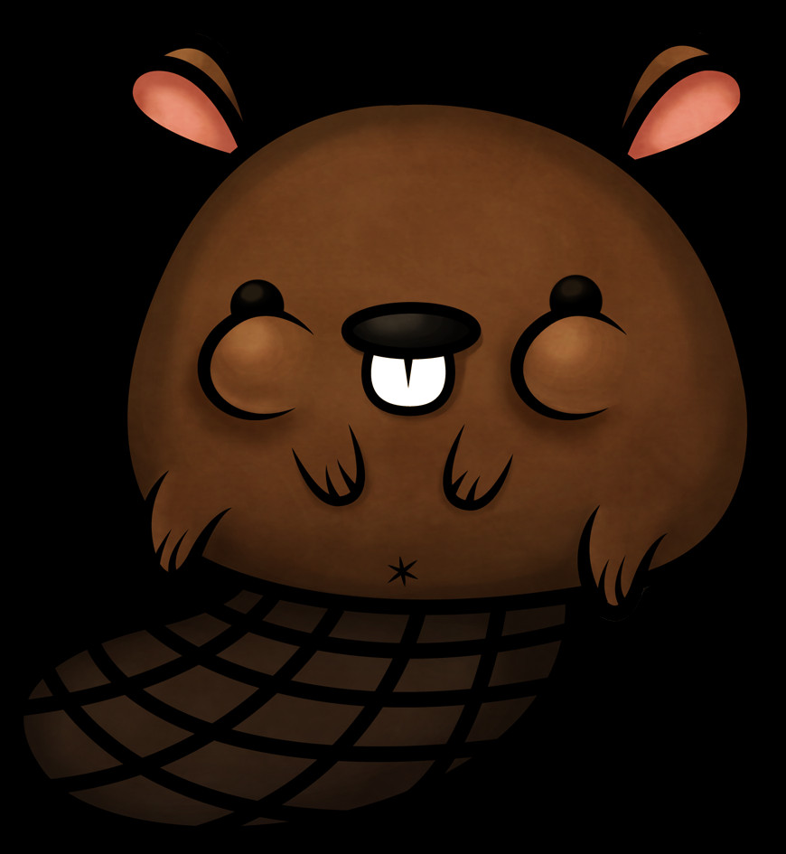 Free Beaver Pngs - Illustration (870x945), Png Download