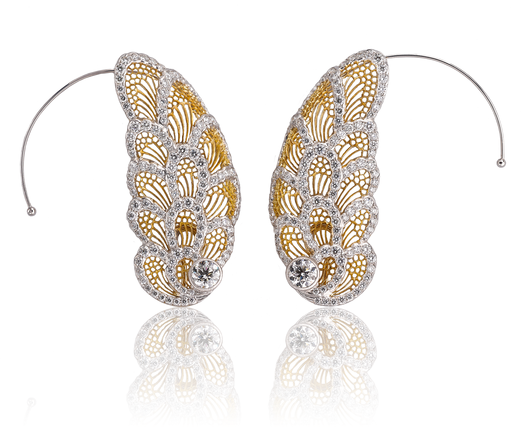The Fall Of Phaëton - Earrings (1800x1800), Png Download