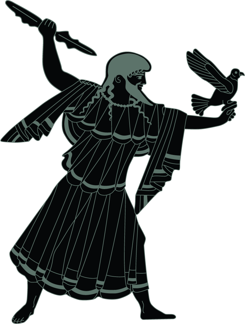 Zeus - Greek Pigeon (800x1054), Png Download