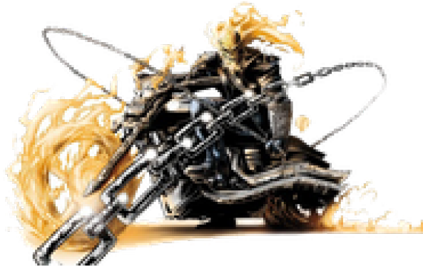 Ghost Rider Bike Png (640x480), Png Download