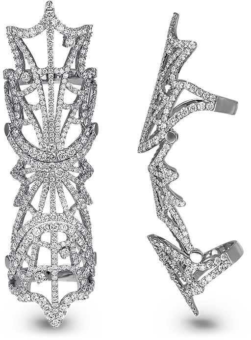 Zoom In - Bendable Full Finger Rings (700x700), Png Download