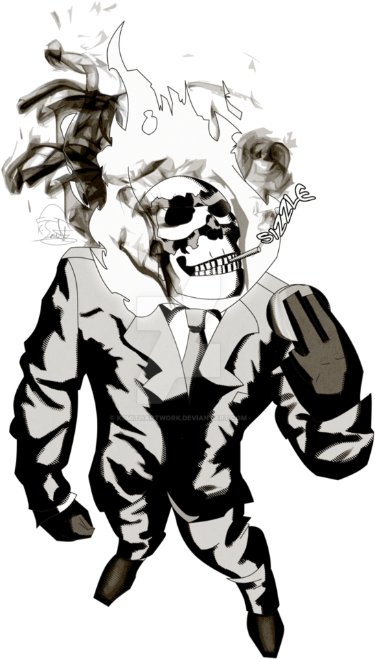 Team Spy Ghost Rider - Illustration (800x1000), Png Download