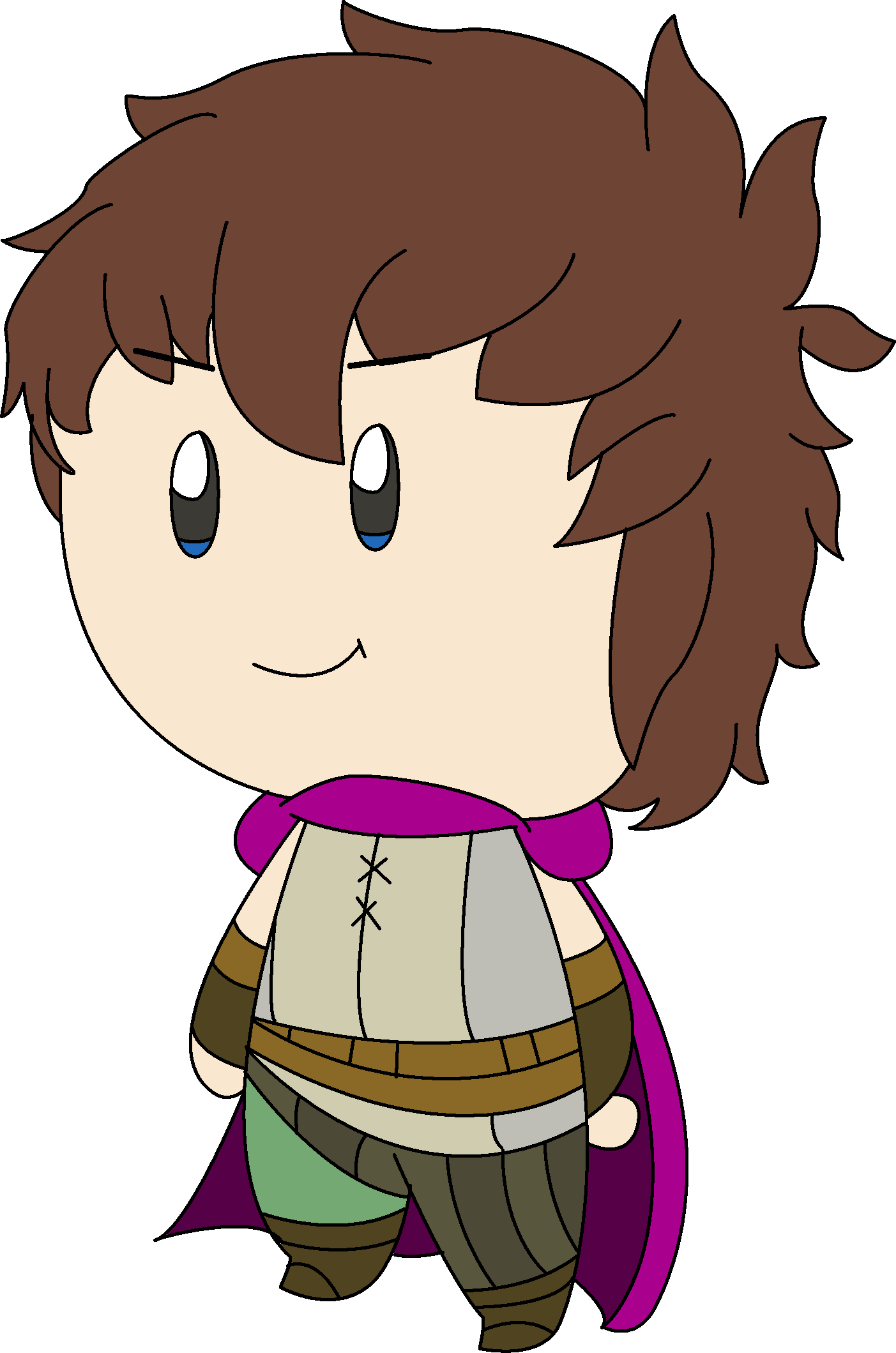 Joshua - Cartoon (1403x2119), Png Download