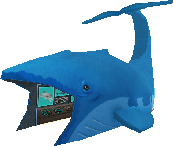 Download Zip Archive - Blue Whale Hall Zoo Tycoon 2 (750x650), Png Download