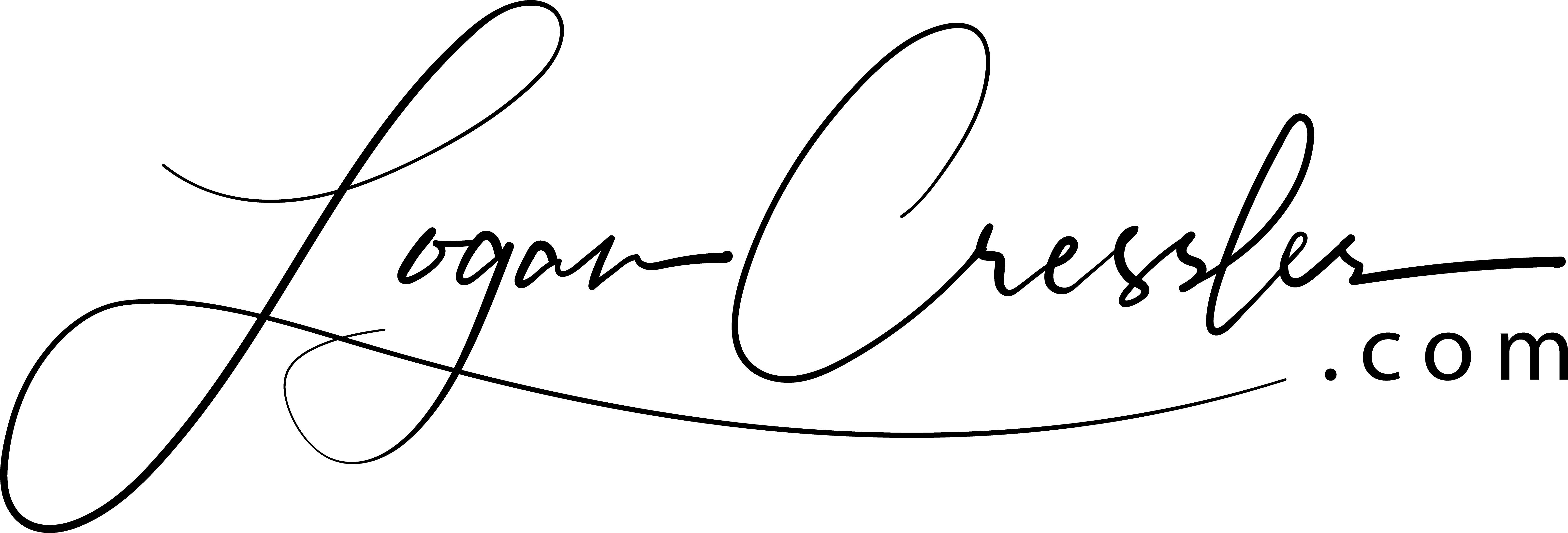 Logan Cressler Photography - Calligraphy (6379x2171), Png Download