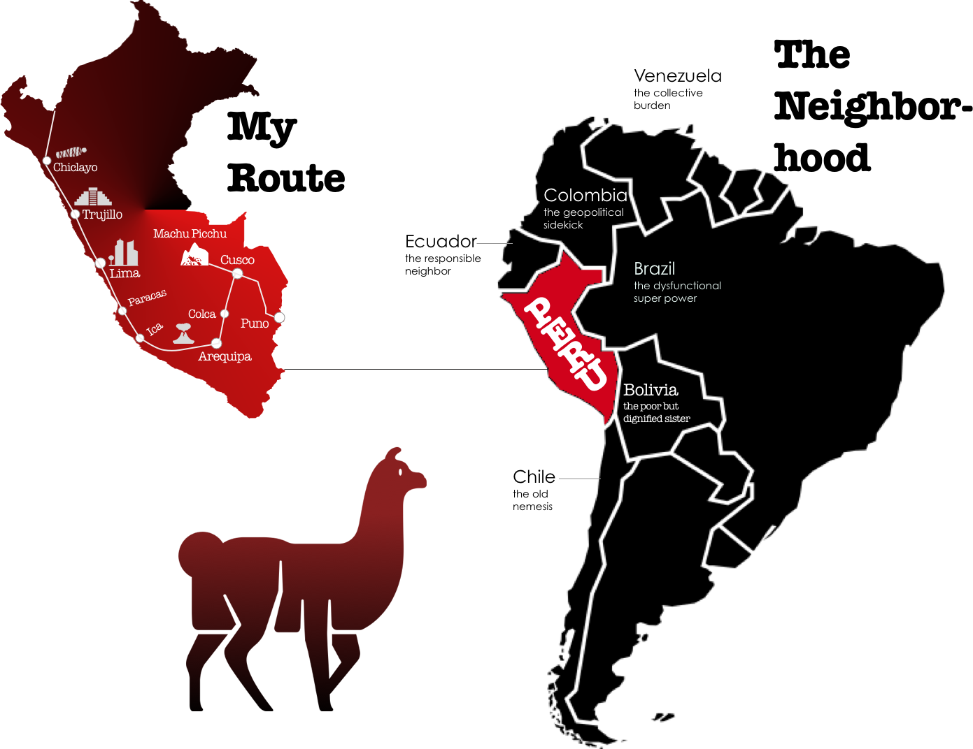 For Me, Peru Was The Luxury And Comfort Of Miraflores, - Peru Capital City Map (1391x1072), Png Download