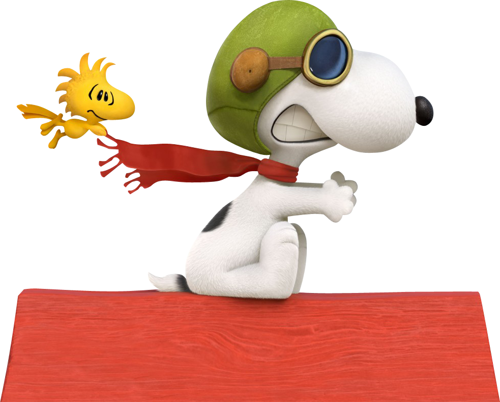 Snoopy Charlie Brown Woodstock Film Figurine Technology - Snoopy Flying Ace Png (983x789), Png Download