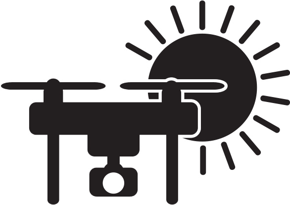 Drone Icon Design Free Sunny Weather Nice Lovely Clouds - Vector Sun (700x700), Png Download