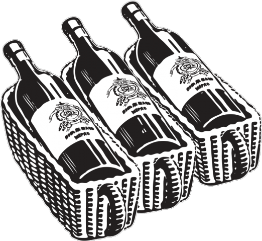 Drawn Liquor Liquor Sketch - Bottle Wine Drawing Png (640x480), Png Download