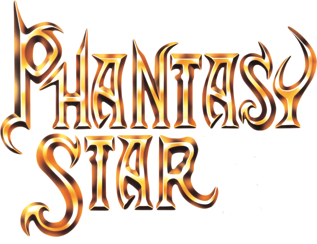 Phantasy Star Classics - Calligraphy (1351x1024), Png Download