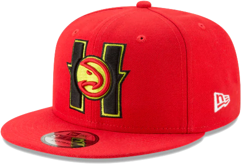 Atlanta Hawks New Era 9fifty Snapback Hat Back Half - New Era (640x640), Png Download