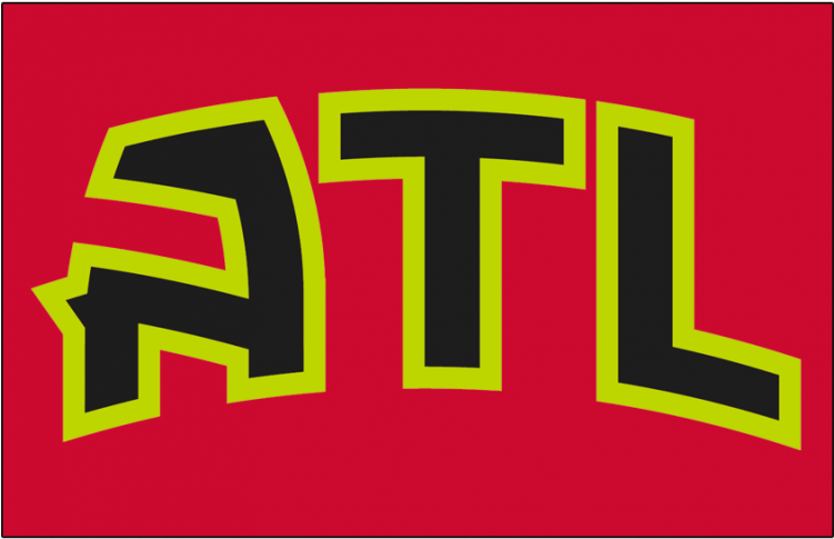 Atlanta Hawks Logos Iron On Stickers And Peel-off Decals - Atlanta Hawks (750x930), Png Download