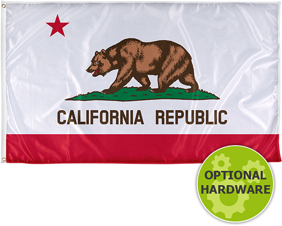 California State Flag - California State Flag Circular (686x600), Png Download