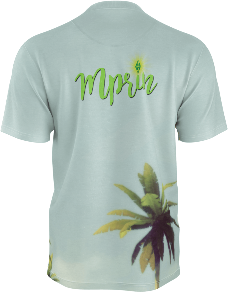 Camiseta Palmeras Chico Mprin - Active Shirt (1024x1024), Png Download