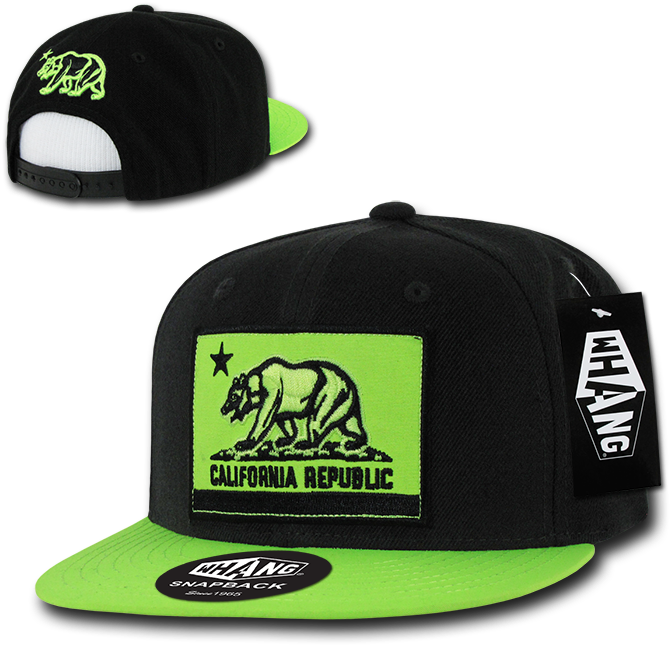 Whang California Republic Cali Flag Snapbacks Hat Hats - Hat (700x700), Png Download