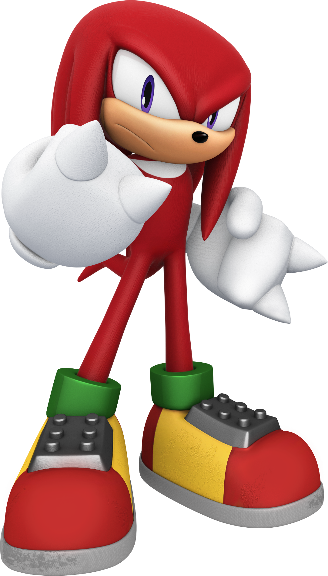Knucklesremastered - Super Crown Was A Mistake (1082x1895), Png Download