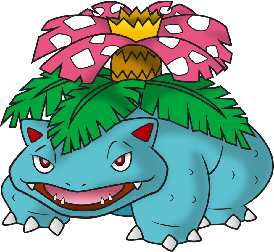 Download Venusaur Pokemon Bulbasaur Next Stage Full Size PNG Image
