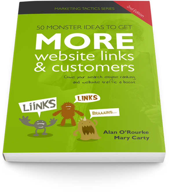 50 Monster Ideas To Get More Website Links & Customers - Book Cover (584x669), Png Download