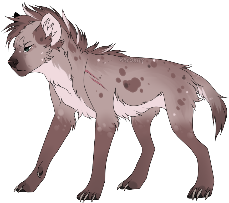 Drawn Hyena Rainbow - Masai Lion (948x800), Png Download