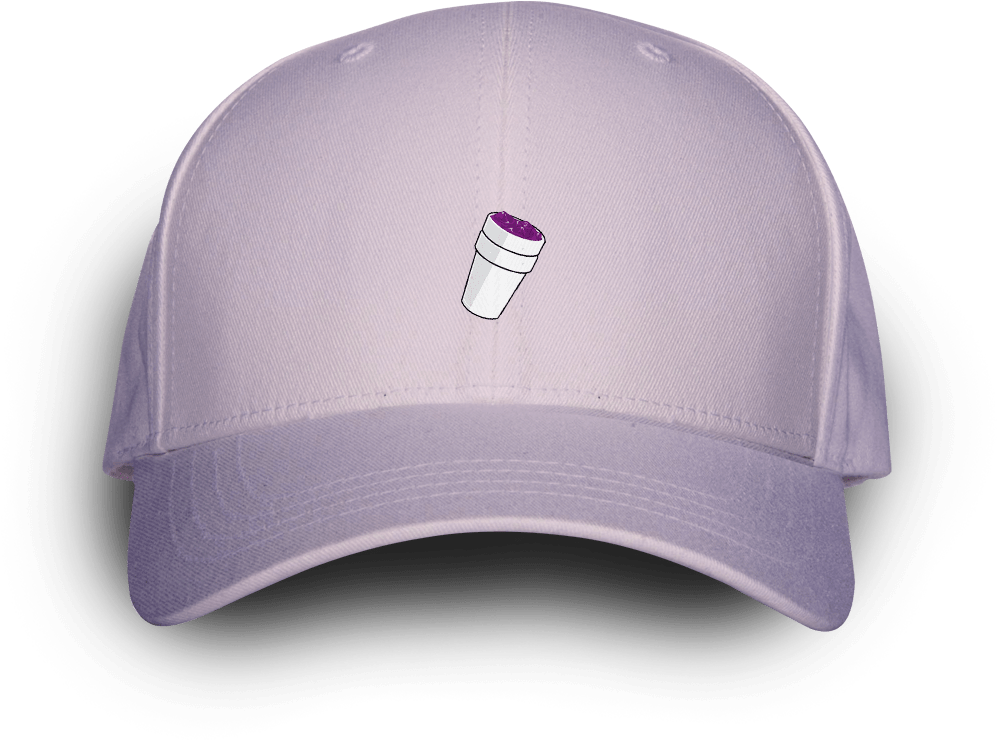 Lavender Lean Dad Cap - Baseball Cap (1250x1250), Png Download