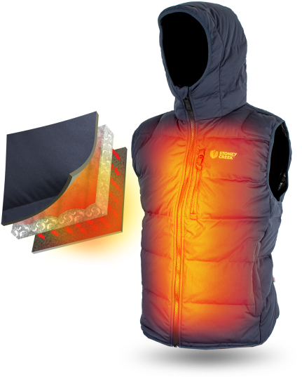 Packed With Ultra-warm Primaloft@ Silver Down Blend, - Hood (555x555), Png Download