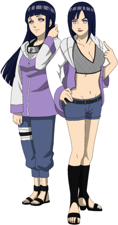 Hinata Shippuden (500x791), Png Download
