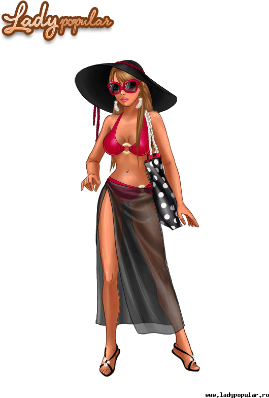 Hello And Welcome - Lady Popular (600x800), Png Download
