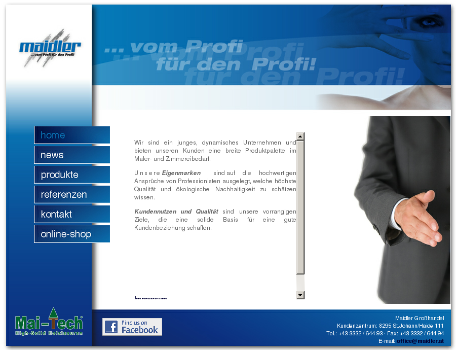 Mai-tech Online Shop Competitors, Revenue And Employees - Handshake (1024x768), Png Download