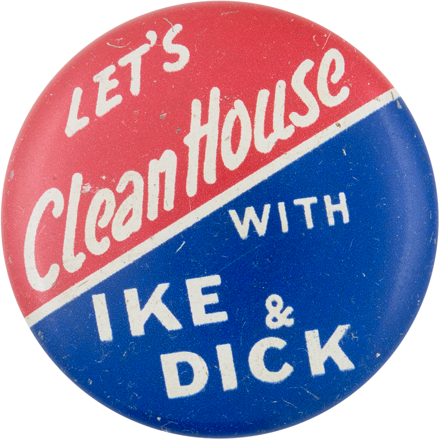Clean House With Ike And Dick - Circle (1000x978), Png Download