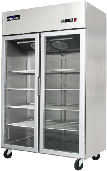 More Views - Stainless Steel Glass Fridge (600x600), Png Download