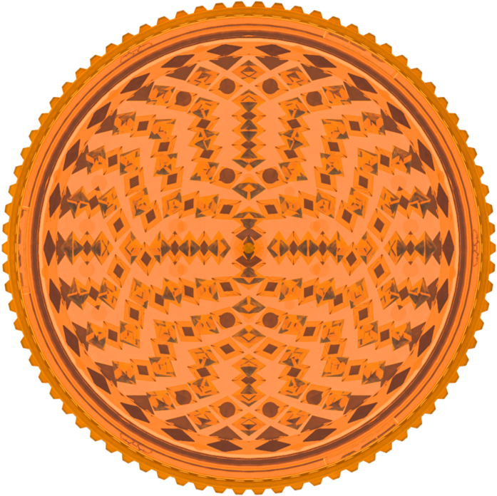 Volcano 2-piece Plastic Grinder New Xl Version - Bmx Bike Wheel Vector (1024x768), Png Download