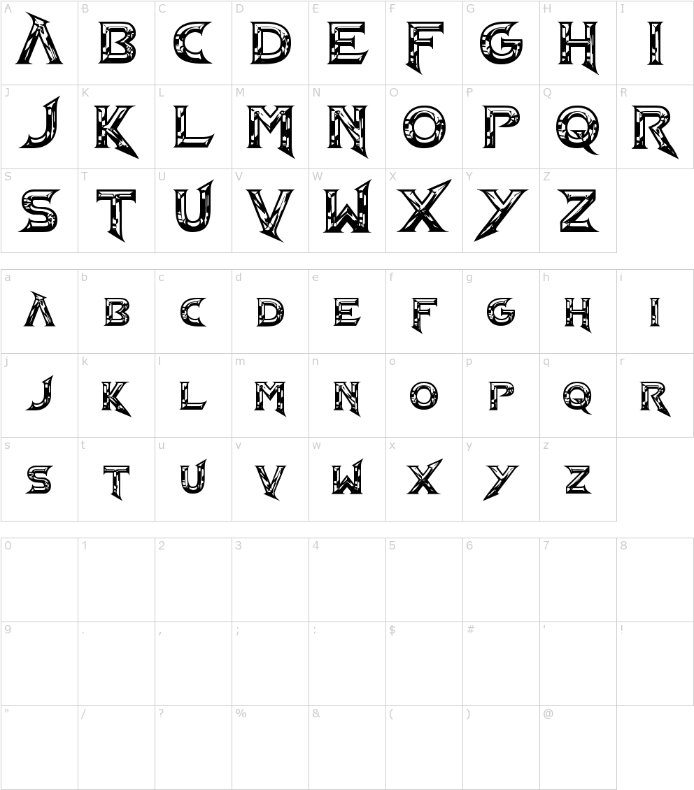 Font Characters - Barbarian Fonts (1000x1150), Png Download