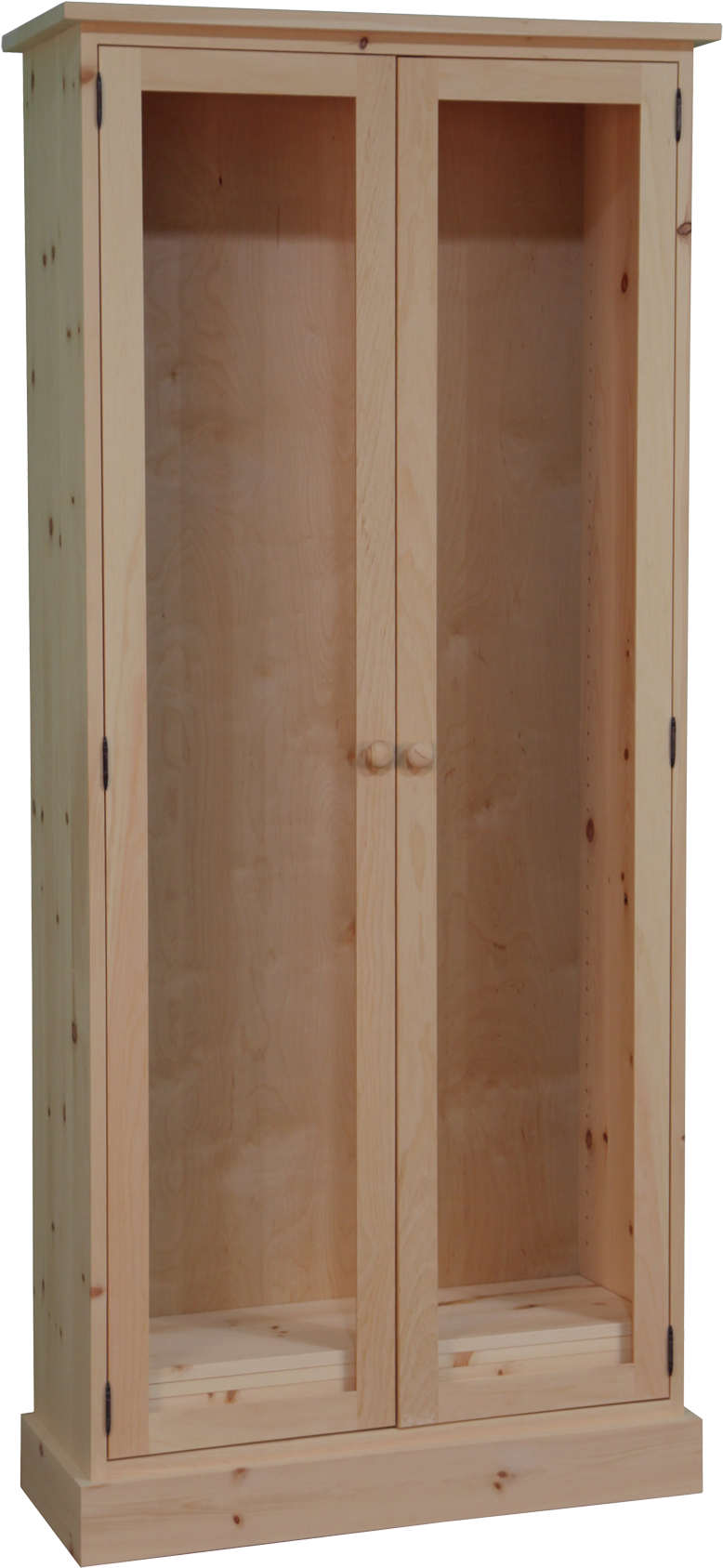 Cottage Standard Tall Glass Door Bookcase - Cupboard (900x1743), Png Download