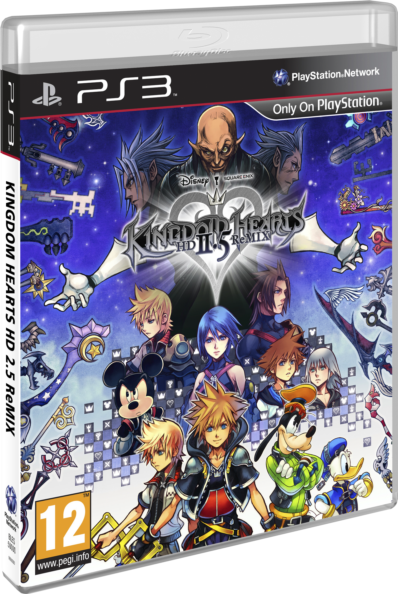 Kh25 - Box - Art - Kingdom Hearts Hd 2.5 Remix Ps3 (1644x2287), Png Download