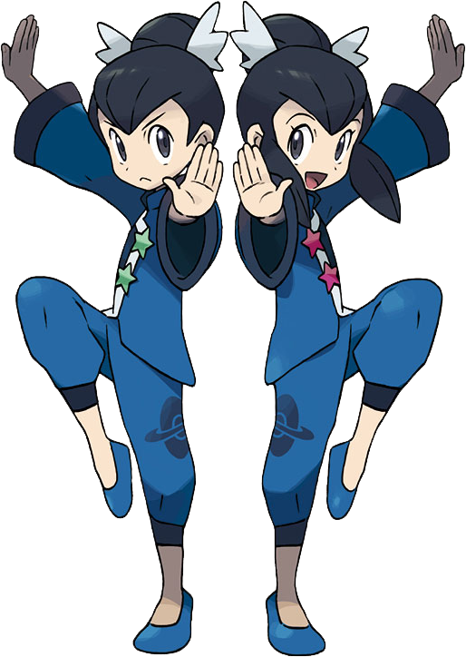 Tate And Lisa - Pokemon Tate And Liza (514x724), Png Download