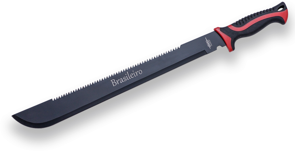 Rubber Handle, Stainless Steel 46 Cm Blade Length, - Utility Knife (1024x768), Png Download
