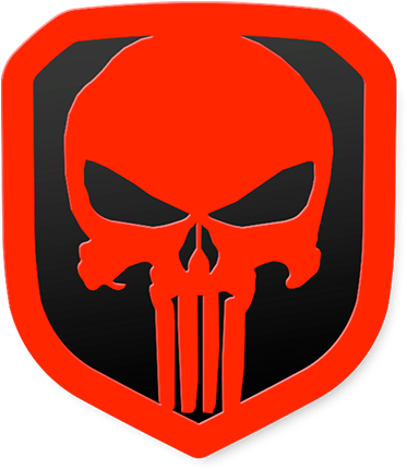 Punisher Skull White (600x600), Png Download