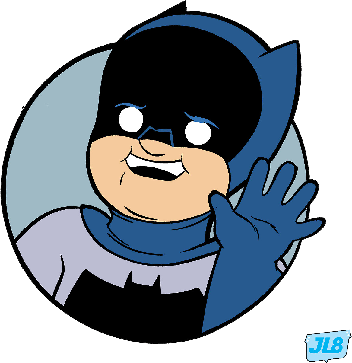 But His Smile Is Wonderful - Awkward Batman Jl8 (1280x1280), Png Download