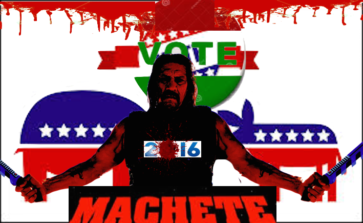Meme Artwork 'machete 2016 Election' By A M Graetz - Election Mi Mandat (709x435), Png Download