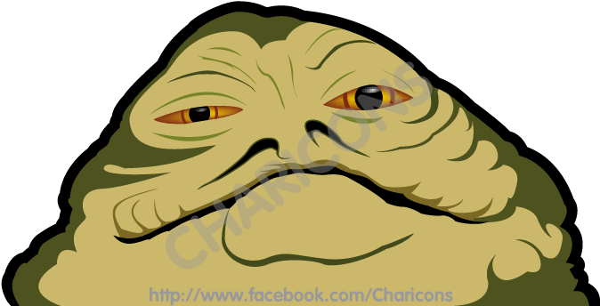 Hut Clipart Jabba - Jabba The Hutt Icon (682x480), Png Download